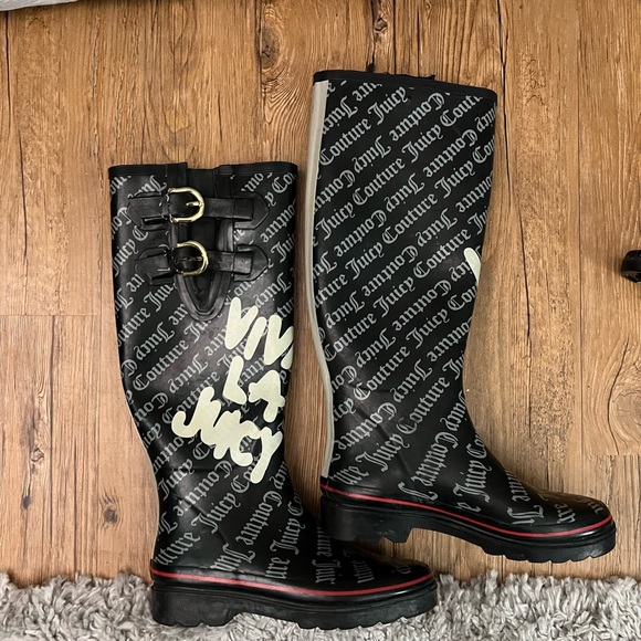 Juicy Couture Shoes - JUICY COUTURE RAIN BOOTS!